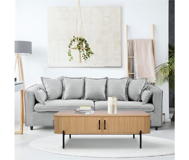 Conforama Mesa de centro color madera ANNE Promoción por tiempo limitado