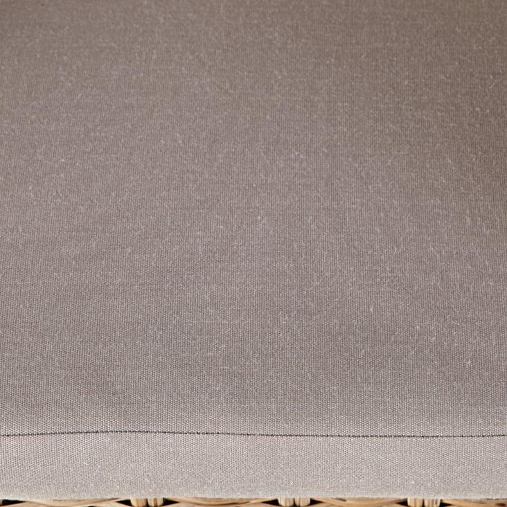 Maisons du Monde Kuta - Silla de jardín de resina trenzada y acacia maciza Descuento