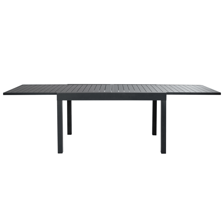 Maisons du Monde Extenso - Mesa extensible de aluminio gris antracita 6/12 personas 135/270 cm Grandes descuentos