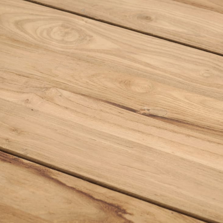Maisons du Monde Tecka - Mesa de jardín de teca reciclada 12/14 personas L.300 Precios de Black Friday