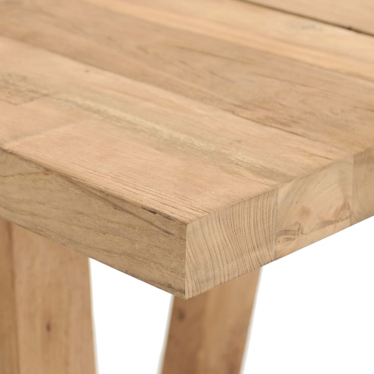 Maisons du Monde Tecka - Mesa de jardín de teca reciclada 12/14 personas L.300 Precios de Black Friday