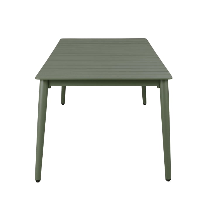 Maisons du Monde Lidy - Conjunto de mesa y 8 sillas de jardín de verde caqui y resina beige 2025