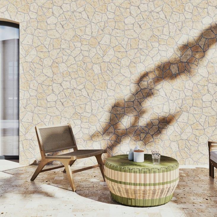 Maisons du Monde Nairobi - Sillón de jardín de resina trenzada y acacia maciza Ofertas