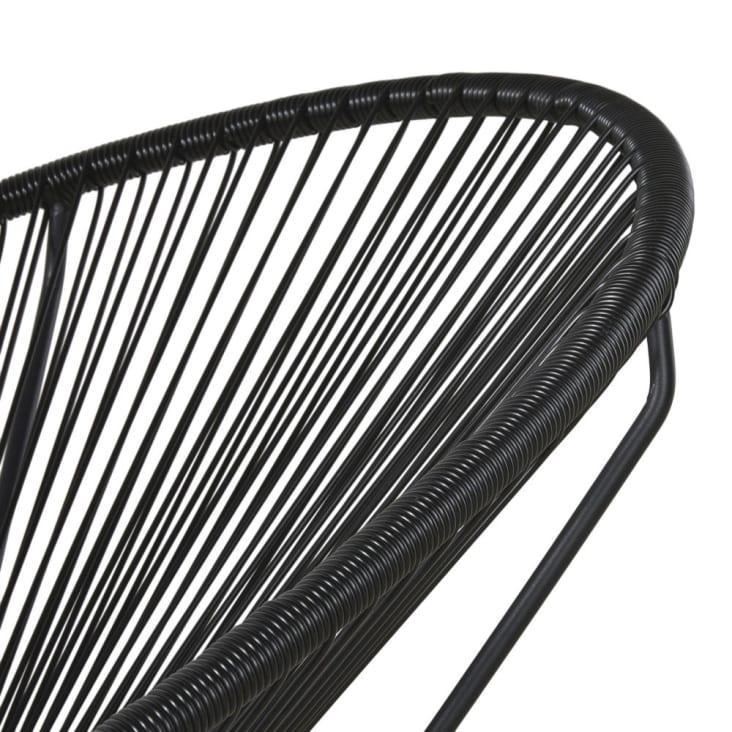Maisons du Monde Copacabana - Sillón de jardín redondo de resina negra Gran oferta