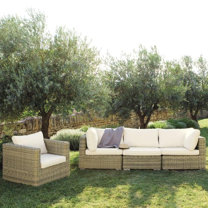 Maisons du Monde St Raphaël - Sillón de jardín de resina trenzada Descuento