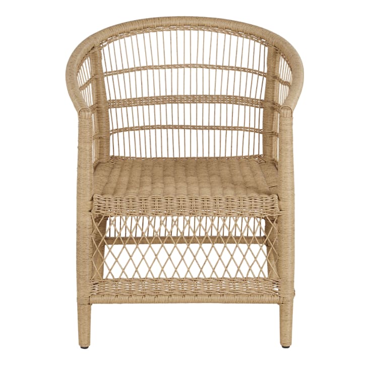Maisons du Monde Malawi - Sillón de jardín de resina reciclada imitación ratán Envío gratis