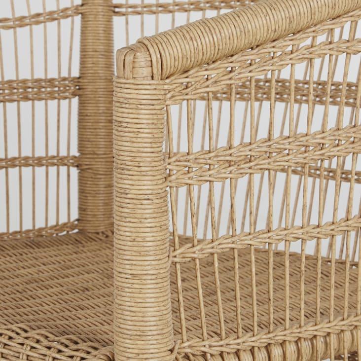 Maisons du Monde Malawi - Sillón de jardín de resina reciclada imitación ratán Envío gratis