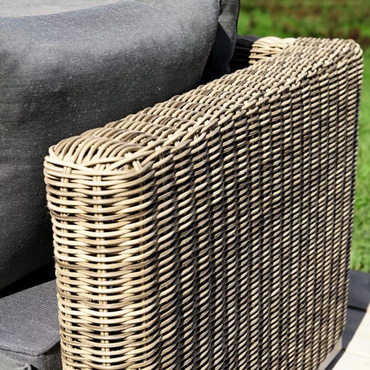 Maisons du Monde St Raphaël - Sillón de jardín de resina trenzada Precio de fábrica
