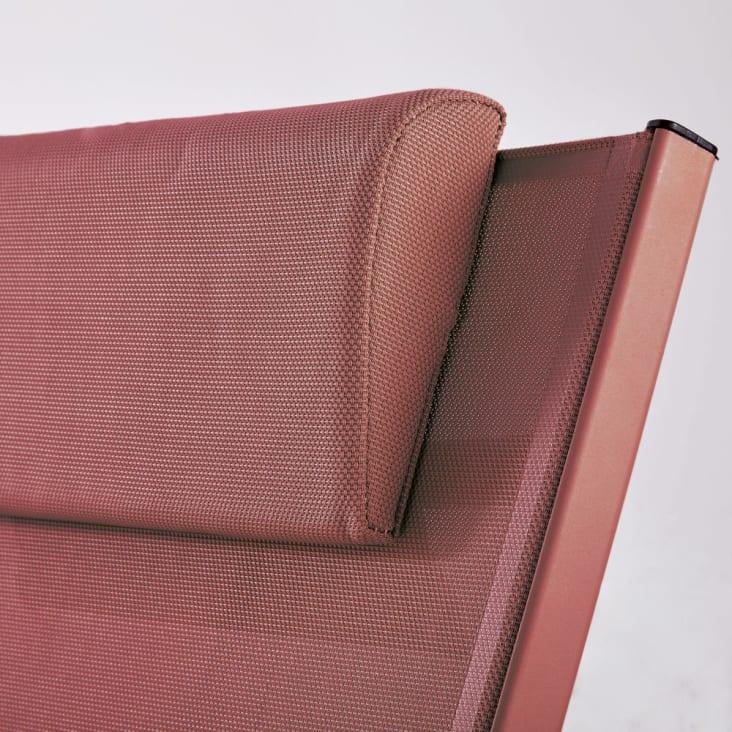 Maisons du Monde Yuzu - Hamaca de aluminio y tela plastificada terracota Precios de Black Friday