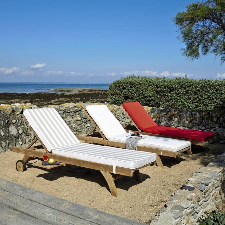 Maisons du Monde Oleron - Colchón de tumbona crudo Descuentos del mes