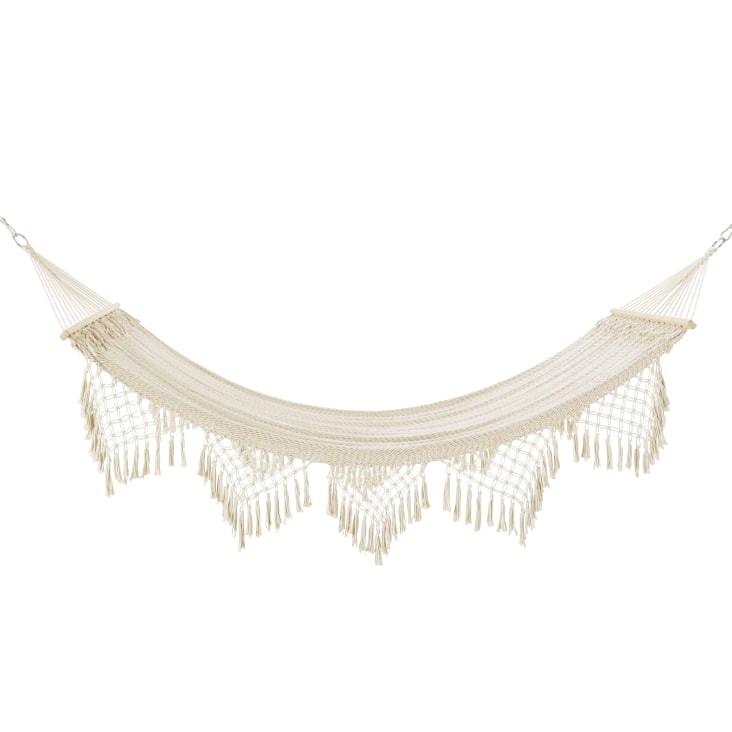 Maisons du Monde Happy Zen - Hamaca trenzada color crudo Ventas relámpago