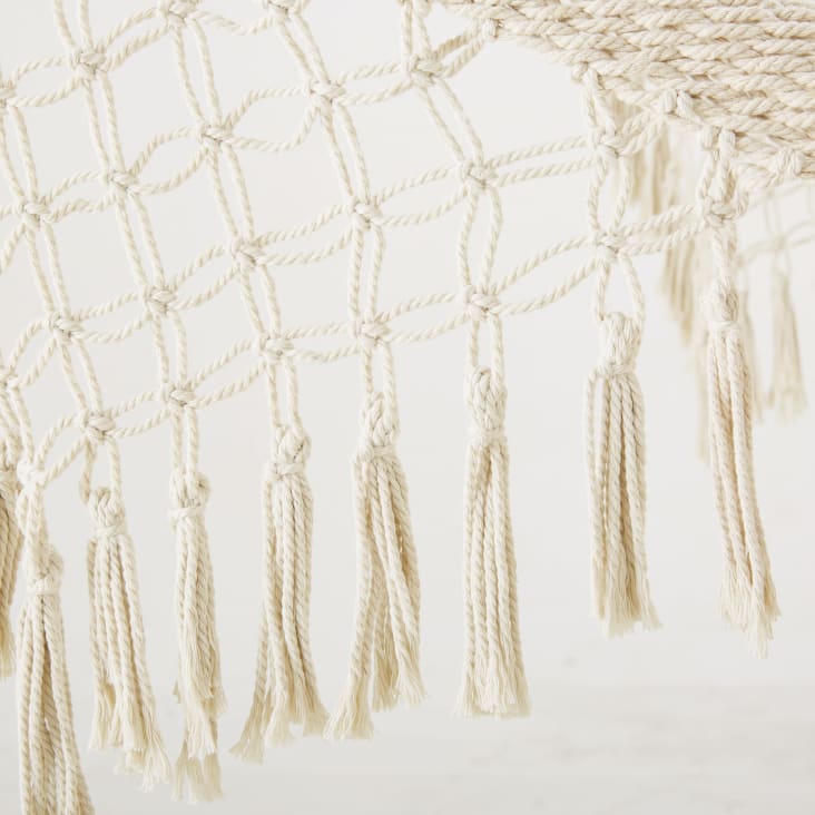 Maisons du Monde Happy Zen - Hamaca trenzada color crudo Ventas relámpago