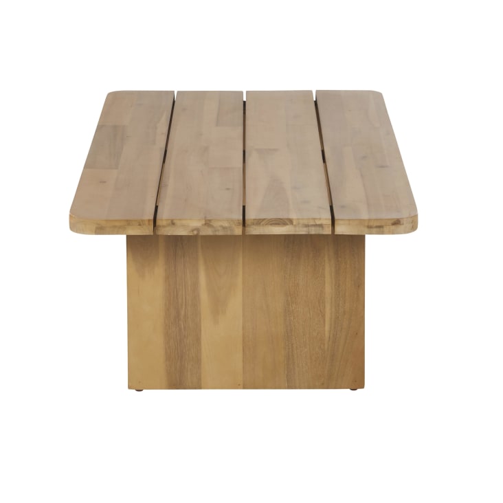 Maisons du Monde Bari Business - Mesa baja de jardín profesional de madera de acacia maciza Envío gratis