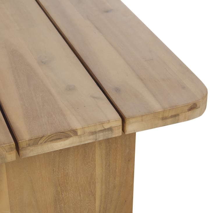 Maisons du Monde Bari Business - Mesa baja de jardín profesional de madera de acacia maciza Envío gratis