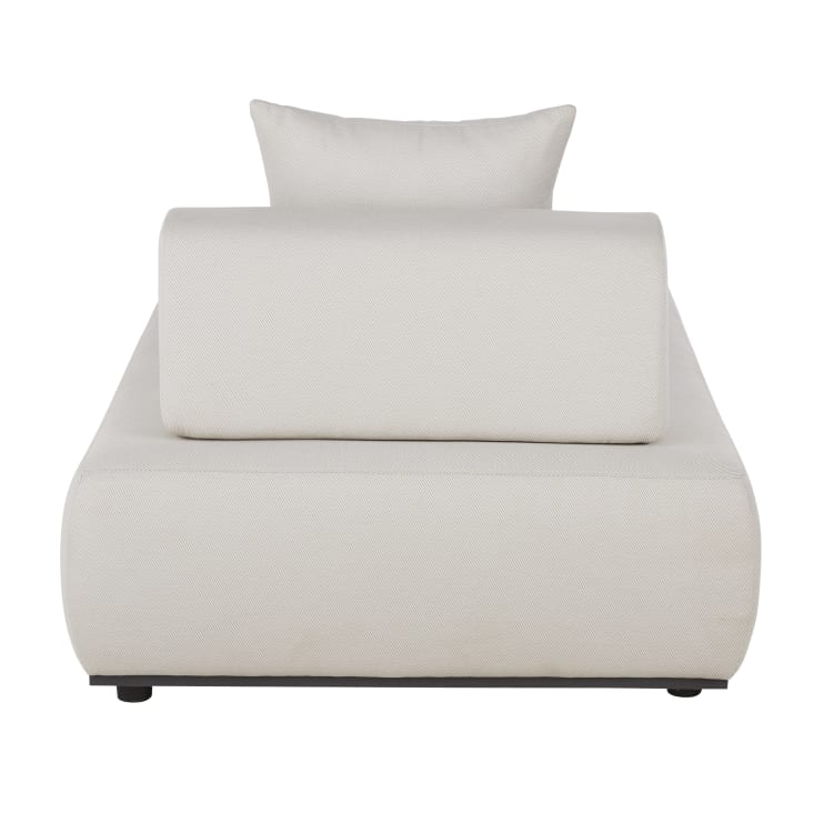 Maisons du Monde Lazaro - Chaise longue de exterior de fibra de poliolefina gris perlado Limitado a 3 días