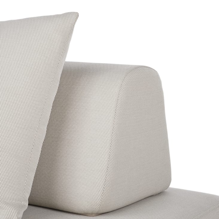 Maisons du Monde Lazaro - Chaise longue de exterior de fibra de poliolefina gris perlado Limitado a 3 días