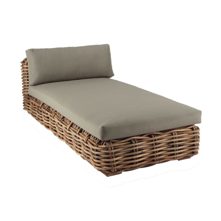 Maisons du Monde St Tropez - Chaise-longue de ratán