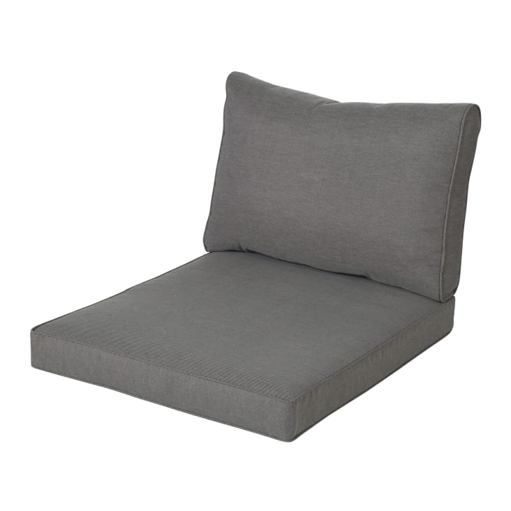 Maisons du Monde Isola - Cojines para sillón de jardín gris oscuro Venta caliente