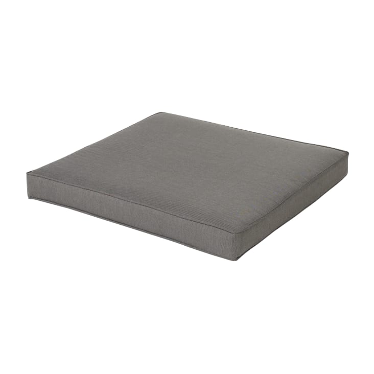 Maisons du Monde Isola - Cojín para puf de jardín gris oscuro Rebajas de fábrica