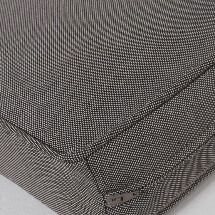 Maisons du Monde Isola - Cojín para puf de jardín gris oscuro Rebajas de fábrica