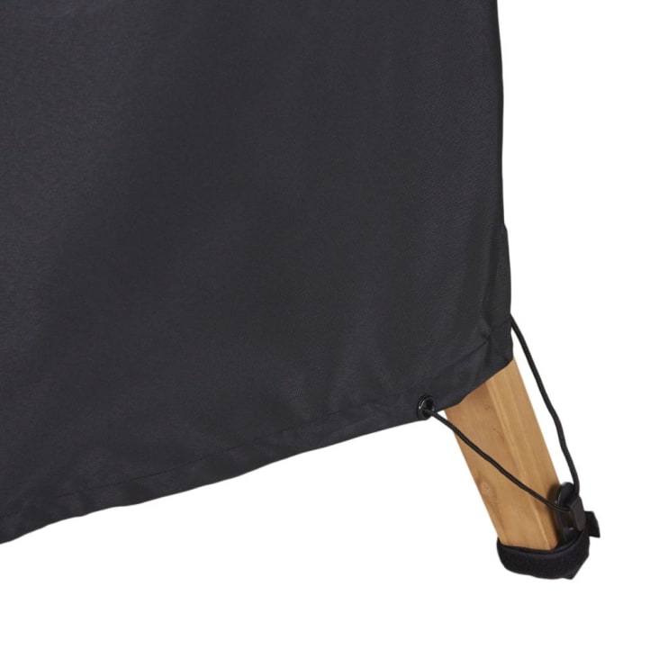 Maisons du Monde Puravida - Funda protectora para mesa de jardín rectangular en negro L. 200 Envío gratis