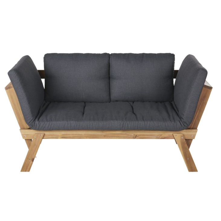 Maisons du Monde Relax - Funda de cojín para sofá de color gris antracita RELAX Precio de fábrica