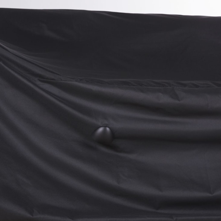 Maisons du Monde Puravida - Funda protectora para sofá de jardín de 2 plazas en negro Oferta especial de fábrica