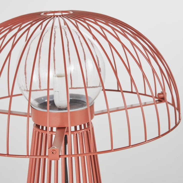 Maisons du Monde Buenos Aires - Lámpara de alambre con forma de seta de metal terracota Descuentos del mes