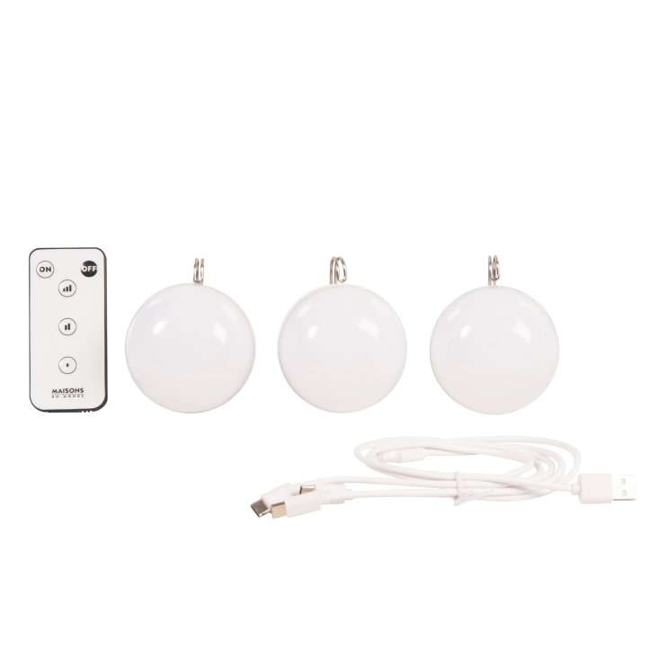 Maisons du Monde Alba - Bombillas recargables 3W (3) Descuento por venta flash