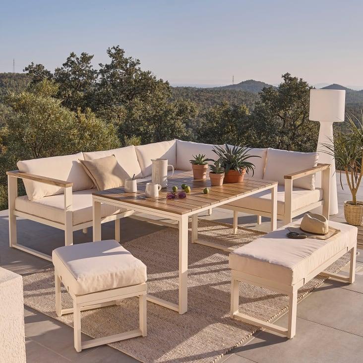 Maisons du Monde LODGE - Lámpara de pie de exterior blanca Alt.138 Ofertas especiales