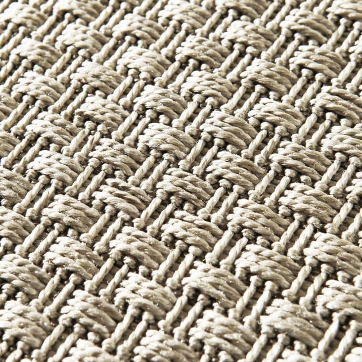 Maisons du Monde Dotty - Alfombra de polipropileno gris 180x270 Outlet
