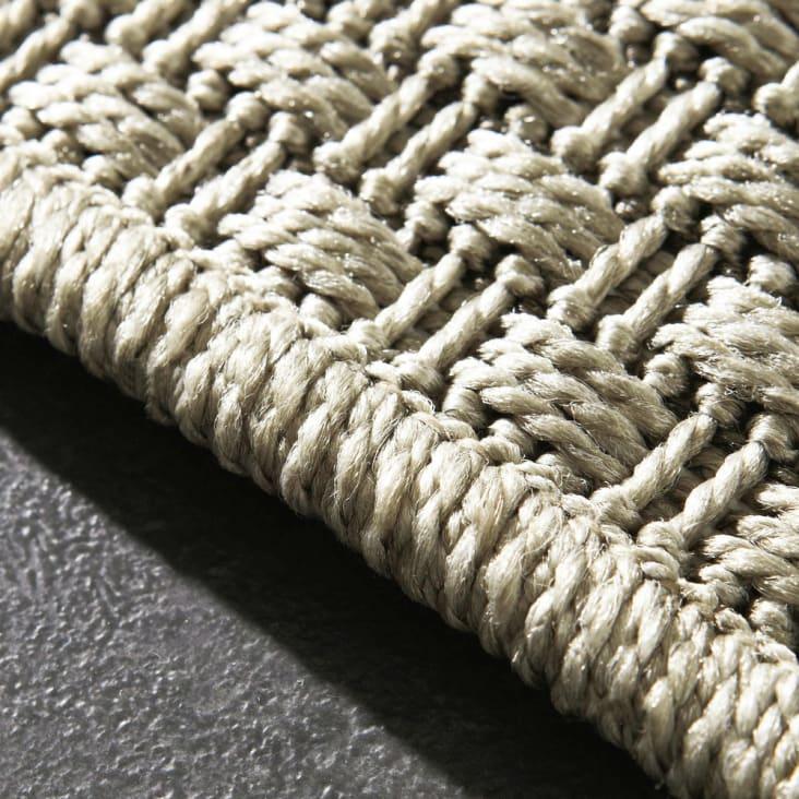 Maisons du Monde Dotty - Alfombra de polipropileno gris 180x270 Outlet