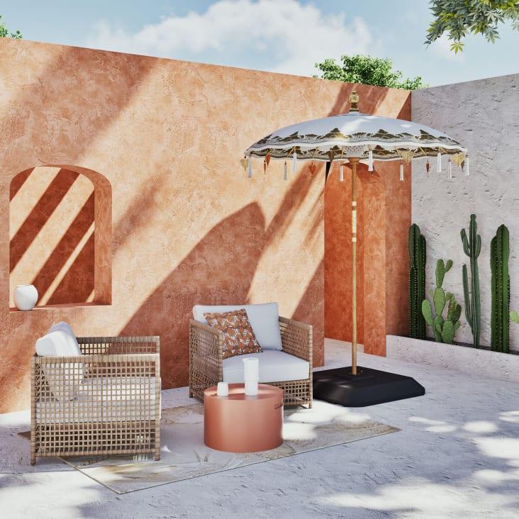Maisons du Monde Aguadila - Bases para sombrilla con brazo extensible (x4) Últimos 2 días