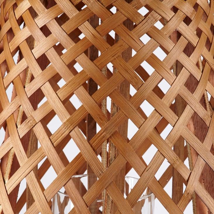 Maisons du Monde Zanzibar - Farol de bambú y cuerda Superdescuento