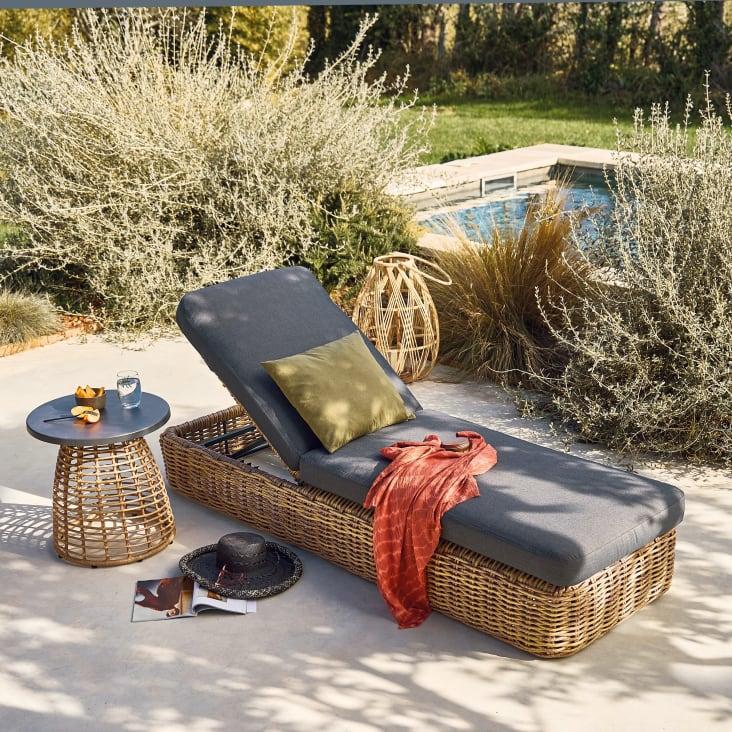 Maisons du Monde Río claro - Portavelas de bambú beige Ahorra y exporta