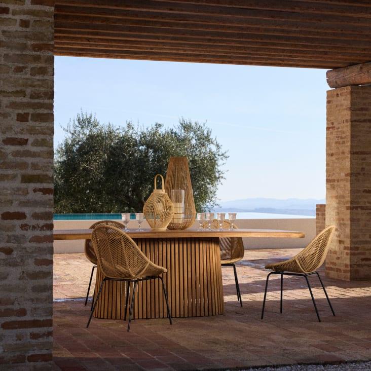 Maisons du Monde Mombasa - Farol de exterior beige Precios de Black Friday
