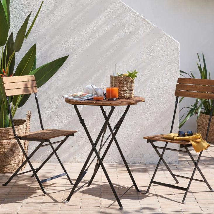Maisons du Monde Zambia - Strelitzia artificial y maceta tejida Rebajas de fin de temporada