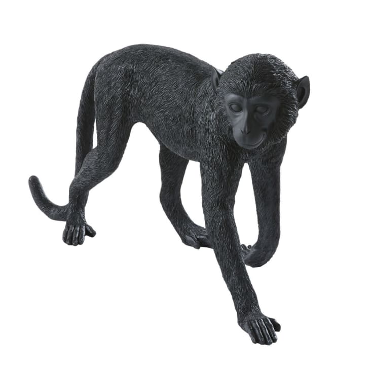 Maisons du Monde ZIRA - Estatua de mono negro L.67