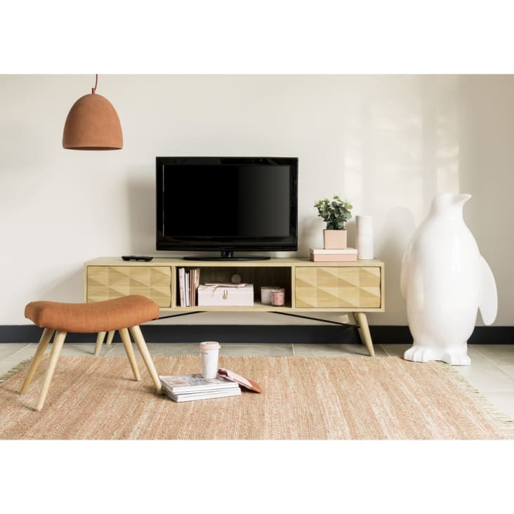 Maisons du Monde Wellington - Decoración para el jardín pingüino de resina blanca Al. 88 cm WELLINGTON Rebajas baratas