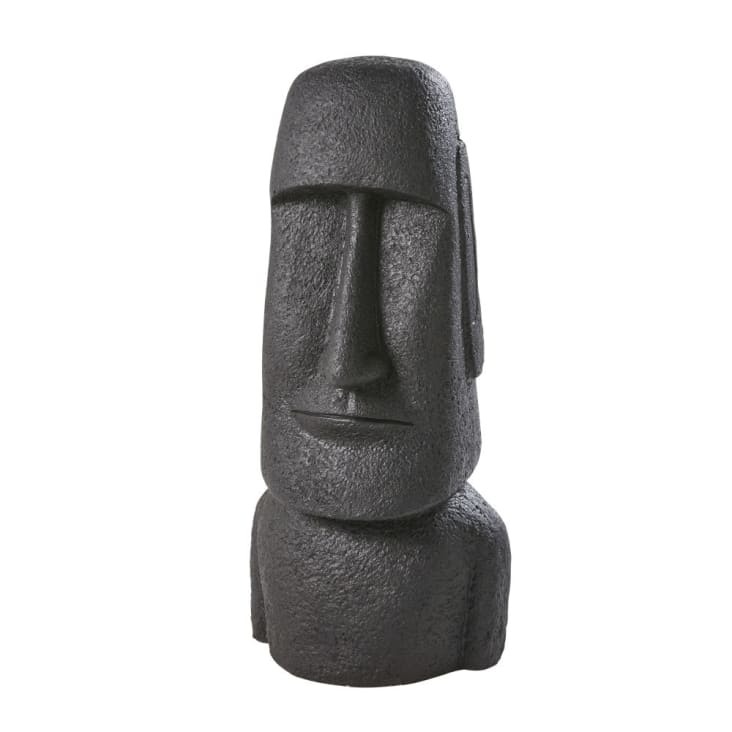 Maisons du Monde MOAI - Figura negra gigante de la Isla de Pascua Alt.81 Rebajas de fábrica