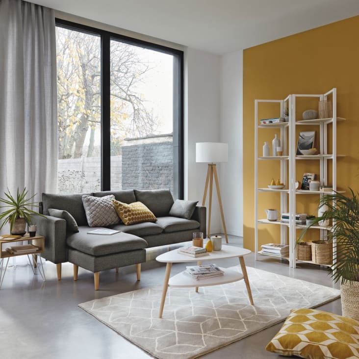 Maisons du Monde Spring - Mesa baja escandinava blanca Últimos 2 días