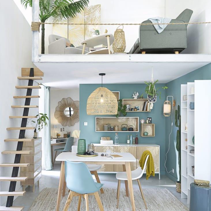 Maisons du Monde Spring - Mesa baja escandinava blanca Últimos 2 días