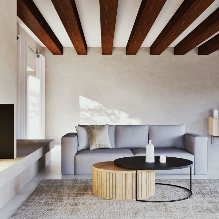 Maisons du Monde Boldin - Mesas redondas apilables En oferta