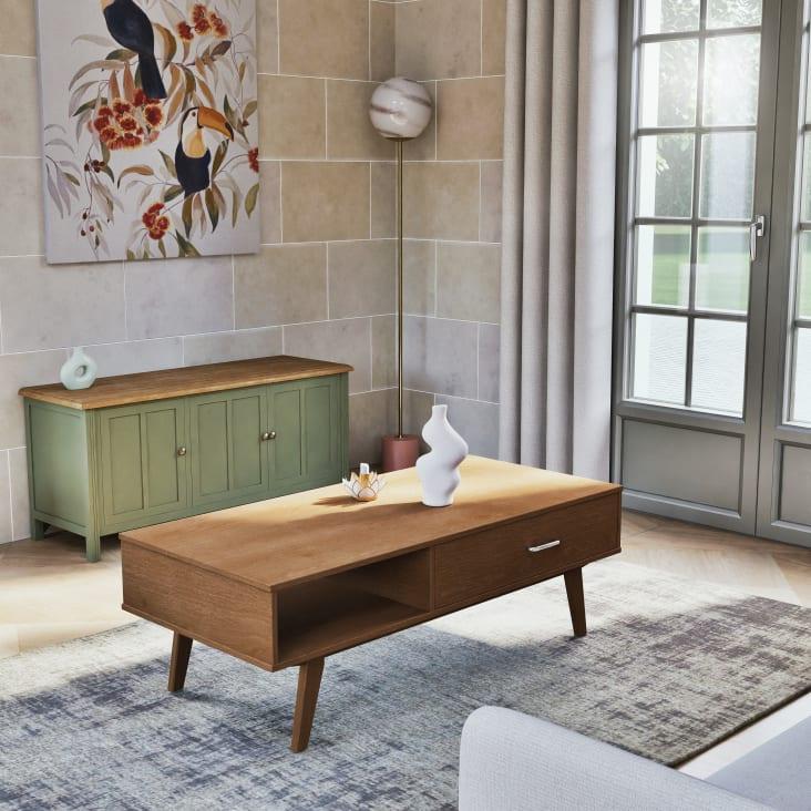 Maisons du Monde Paulette - Mesa baja con 1 cajón Última moda