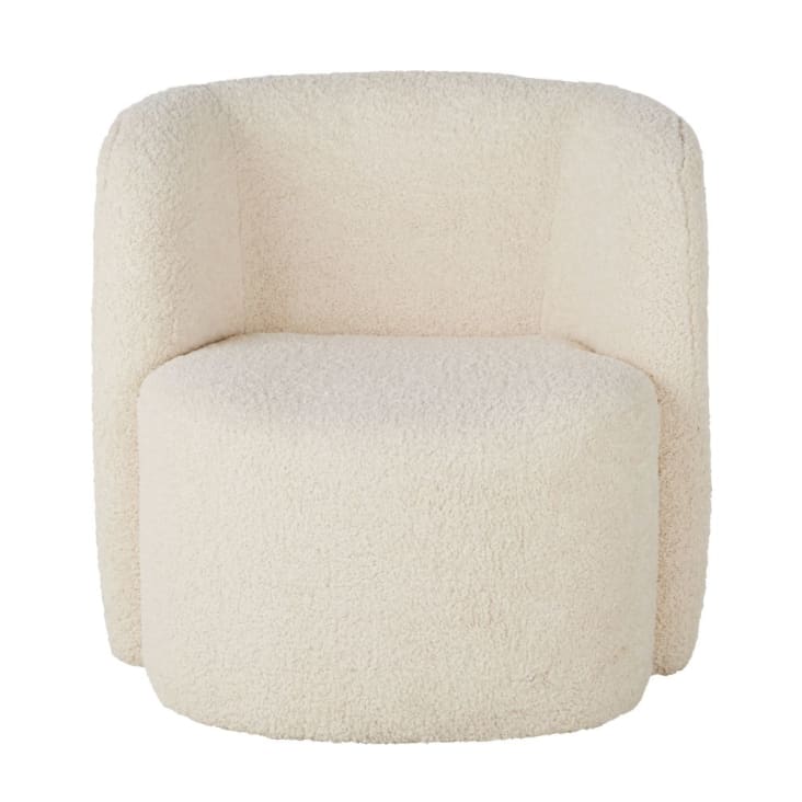 Maisons du Monde Bobun - Sillón de rizo en color crudo Rebajas online