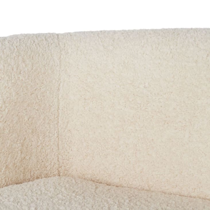 Maisons du Monde Bobun - Sillón de rizo en color crudo Rebajas online