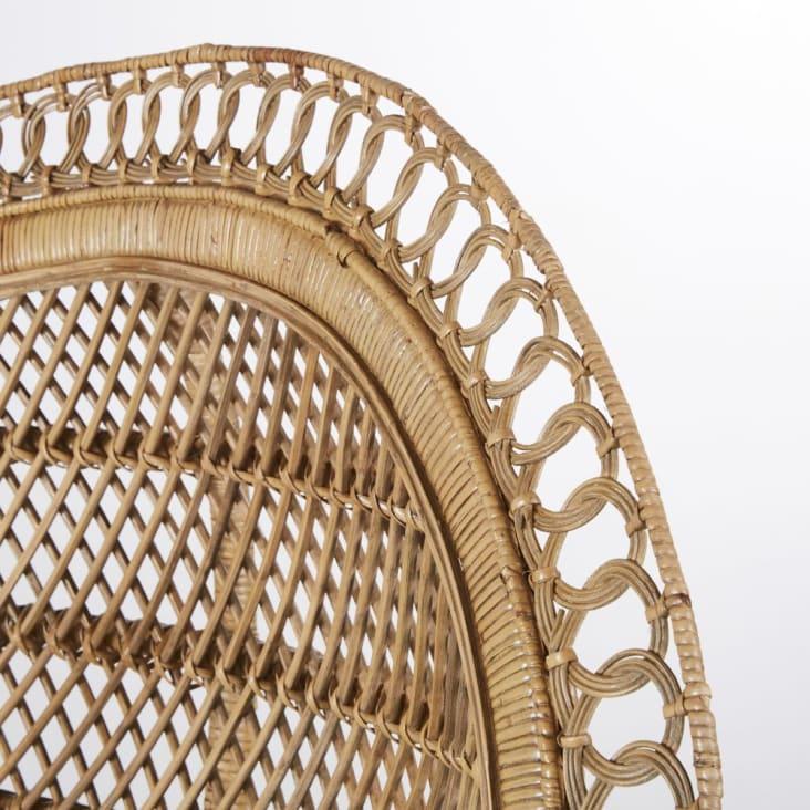 Maisons du Monde Emmanuelle - Sillón vintage de mimbre Últimos 3 días