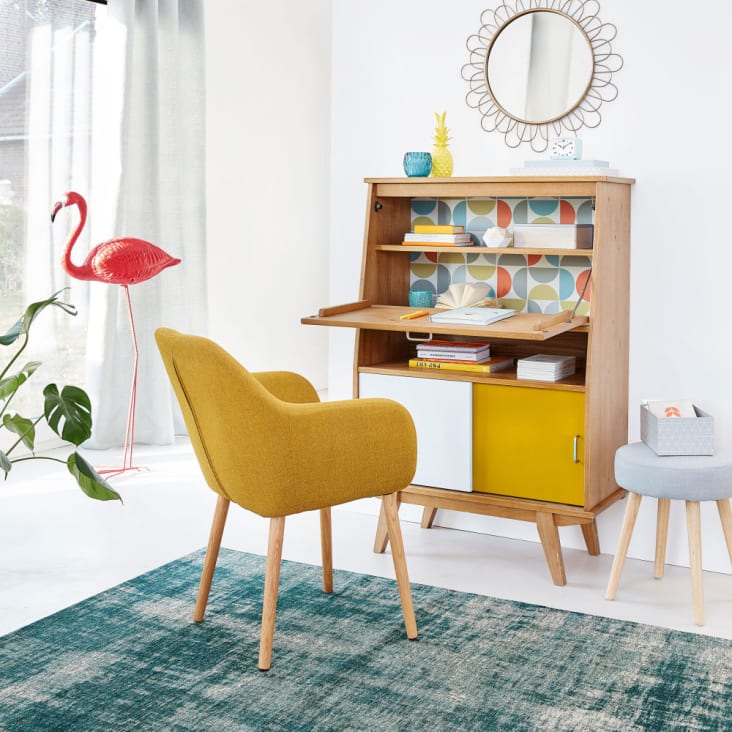 Maisons du Monde Arnold - Silla amarilla Precio de fábrica