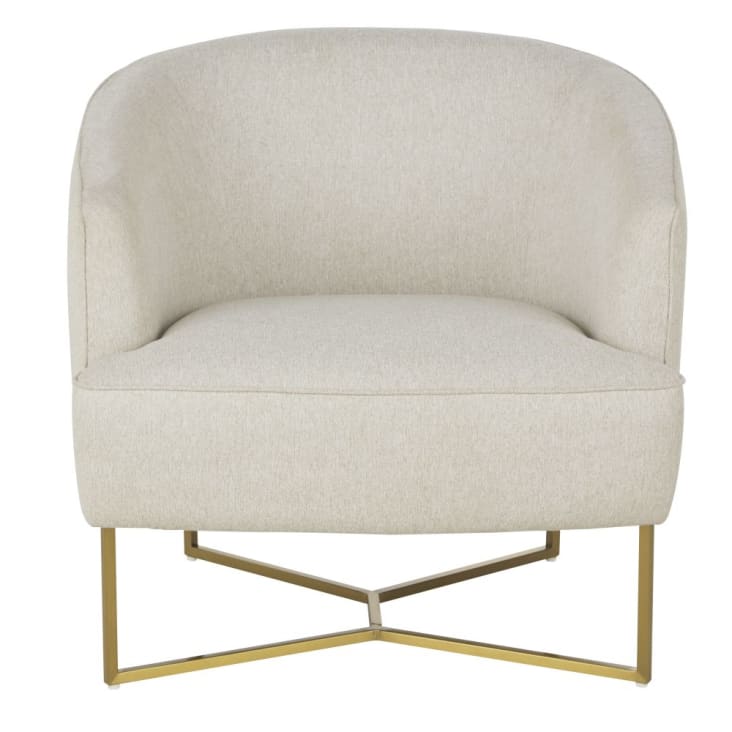 Maisons du Monde Sonate - Sillón color crema jaspeado Ahorra y exporta