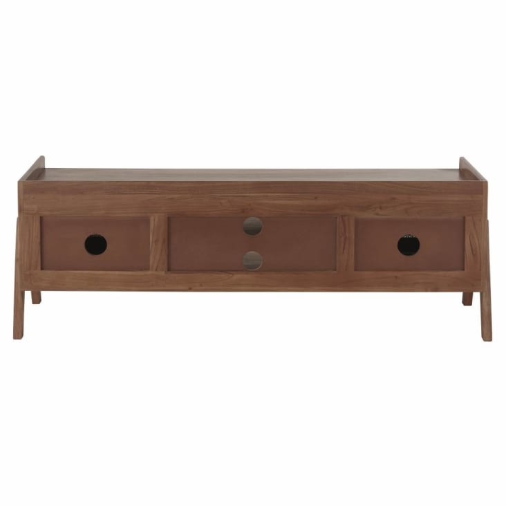Maisons du Monde Santa Fe - Mueble de TV con 2 puertas de rejilla de mimbre En línea